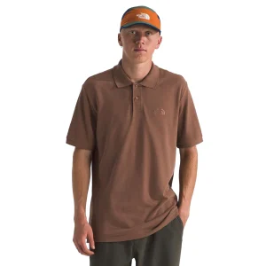 Camisa Essential Regular Polo para hombre color café