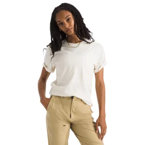 Camiseta Evolution Ss Tee para mujer color blanco