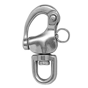 Mosquetón spi giratorio inox