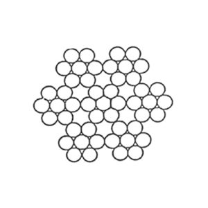 Cable 7×7+0 acero inoxidable