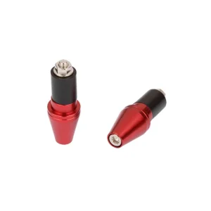 Embouts de guidon - 17mm rouge