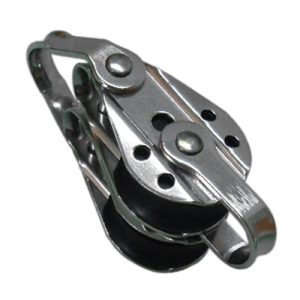 Polea doble con arraigo máx. 8 mm Ø