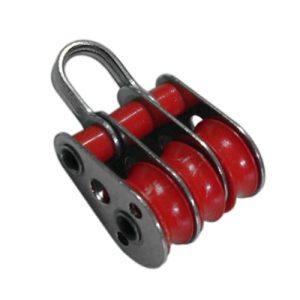 Polea triple máx. 5 mm Ø