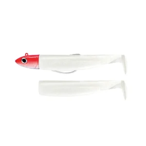 Combo Black Minnow Nº1 70 Off Shore 6 g White Red Head